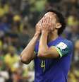 Derrota desta sexta-feira, 2, é a sexta da carreira de Tite à frente da Seleção Brasileira  Foto: REUTERS/Benoit Tessie