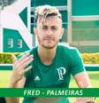 Fred, do Desimpedidos, é declaradamente apaixonado pelo Palmeiras.  Foto: Reprodução / Montagem: Humor Esportivo / Lance!