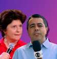A saída de Neide Duarte e Marco Aurélio Souza entristeceu os colegas na Globo  Foto: Reproduções