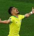 Lucas Paquetá celebra gol em jogo contra a Coreia do Sul   Foto: Paul Childs