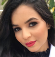 Stefani Firmo sofreu um corte no rosto durante viagem de ônibus   Foto: Instagram 