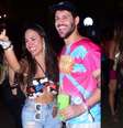 Farofa da Gkay: Rodrigo Mussi trocou beijos com ex-BBB Sarah Andrade.  Foto: AGNews / Purepeople