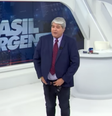 Datena cumpre promessa e tira calça durante programa ao vivo  Foto: Reprodução/Band