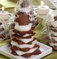 Guia da Cozinha - Biscoitos de Natal: miniárvore de chocolate para vender ou presentear  Foto: Guia da Cozinha