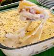 Batata gratinada com bacon – Foto: Guia da Cozinha  Foto: Guia da Cozinha