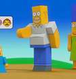 Homer, Marge e Maggie em versão 'Roblox'  Foto: FOX / Divulgação