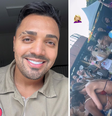 A influenciadora Nicole Louise postou vídeo onde aparece em uma brincadeira dentro de uma caixa d'água com a funkeira Tati Quebra-Barraco durante a festa ‘Farofa da Gkay’.  Foto: Reprodução/ Instagram: @tirulipa