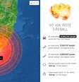 Asteroide caindo sobre a ponte Rio-Niterói produziria efeitos sobre todo o sudeste brasileiro  Foto: Terra Byte