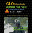 Áudio traz alegações falsas sobre publicação de GLO que determinaria que Forças Armadas agora controlam o Brasil  Foto: Aos Fatos