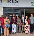A foto mostra a equipe de transição que visitou a Fundação Palmares  Foto: Divulgação / Alma Preta