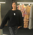 Isabeli Fontana no desfile de Herchcovitch   Foto: Rosângela Espinossi / Elas no Tapete Vermelho