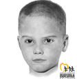 O rosto do menino foi reconstruído por um artista forense  Foto: National Center for Missing & Exploited Children / BBC News Brasil