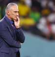 Técnico Tite durante jogo entre Brasil e Croácia nesta sexta-feira, 9.  Foto: Matthew Childs / Reuters