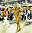Rainha da escola de samba Mocidade Independente de Padre Miguel: Gracyanne Barbosa. A musa é famosa pelo seu corpo fitness e sempre demonstrou sua paixão pelo Carnaval.  Foto: Reprodução do site purepeople.com.br/midia / Flipar