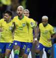 Jogadores da Seleção Brasileira em jogo contra a Croácia pelas quartas de final da Copa do Mundo Catar 2022  Foto: Lucas Figueiredo/CBF