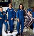 As astronautas Nicole Aunapu Mann, Anne McClain, Jessica Meir e Christina Hammock Koch, fotografadas no Johnson Space Center da Nasa em Houston   Foto: Nasa/Arquivo