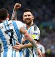 Lionel Messi comemora vitória da Argentina contra a Holanda na Copa 2022  Foto: Reuters