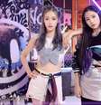 A Eternity é uma banda de K-pop que foi criada por tecnologia de inteligência artificial — todas as suas integrantes são virtuais  Foto: Pulse9 / BBC News Brasil