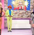 RuPaul durante gravação da oitava temporada de RuPaul's Drag Race. O reality show já foi premiado no Emmy.  Foto: Viacom/Divulgação / Estadão