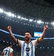 Lionel Messi celebra gol contra a Croácia na Copa 2022  Foto: Reuters