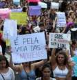 Ato na Paulista pediu descriminalização do aborto  Foto: JF Diorio/Estadão / Estadão