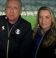 Galvão Bueno deu discurso emocionado no último jogo pela Globo (Reprodução/Globo)  Foto: Lance!