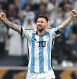 Lionel Messi na final da Copa do Mundo, no Catar, em 2022  Foto: Reprodução/@FIFAWorldCup/Twitter