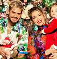 Virgínia Fonseca e Zé Felipe escolheram uma roupa de Mamãe Noel para vestir as filhas.  Foto: Divulgação, @lineker / Purepeople