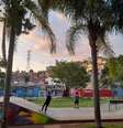 A comunidade plantou árvores e grafitou a pista de skate da Vila Piauí, no Jaguara   Foto: Kaliny Santos/Agência Mural