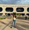 Sabrina Santos, no CCBB em Brasília, onde os grupos de transição se reuniram  Foto: Arquivo pessoal
