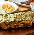 Bife coberto com ouro do restaurante Dubai One em São Paulo  Foto: Instagram @dubaione_oficial