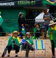 Apoiadores de Jair Bolsonaro acampam em protesto contra Lula no quartel-general do Exército em Brasília   Foto: Adriano Machado