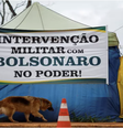 Acampamento em Brasília com militantes que pedem golpe  Foto: Adriano Machado/Estadão