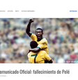 Real Madrid, Flamengo, Santos, Barcelona: clubes dão último adeus e homenageiam Pelé  Foto: Reprodução