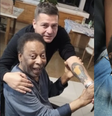 Filho do ex-jogador Manoel Maria, que tem tatuagem de Pelé, presta homenagem ao Rei do Futebol  Foto: Reprodução/aarao_alvez/Instagram