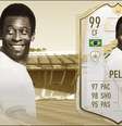 Card de Pelé chegou a ser negociado por mais de R$ 10 mil  Foto: EA / Divulgação