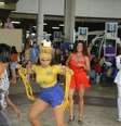 Artistas animam embarque na rodoviária do Rio  Foto: Tomaz Silva/Agência Brasil