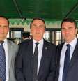 Eduardo Bolsonaro, Jair Bolsonaro e Flávio Bolsonaro.  Foto: Reprodução do Instagram. / Estadão