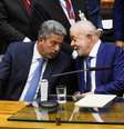 Arthur Lira  na posse de Lula, em Brasília  Foto: REUTERS/Jacqueline Lisboa