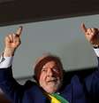 Lula durante cerimônia de posse, em Brasília, neste domingo, 1º  Foto: REUTERS/Adriano Machado