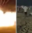 Mulher morre ao ser atingida por fogo de artifício durante Réveillon no litoral de SP  Foto: Reprodução/Facebook/Boca no Trombone PG