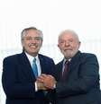 O presidente Luiz Inácio Lula da Silva (PT) se reuniu com o presidente da Argentina, Alberto Fernández, nesta segunda-feira, 2, em Brasília.  Foto: Adriano Machado / Reuters