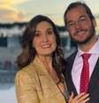 Fátima Bernardes e Túlio Gadêlha na posse de Lula  Foto: Reprodução/Instagram
