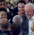 Lula ficou cerca de 15 minutos no velório, realizado na Vila Belmiro  Foto: DW / Deutsche Welle