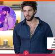 Ari (Chay Suede) vai abrir o jogo com Talita (Dandara Mariana) sobre namoro com Chiara (Jade Picon) na novela 'Travessia'.  Foto: Divulgação, TV Globo / Purepeople