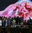 Lula no telão da festa de posse presidencial em Brasília  Foto: Antonio Cruz/Agência Brasil
