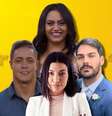 Paulo, Amanda, Gabi e Shayan: cachês baixos por uma oportunidade de ficar famoso  Foto: Fotomontagem: Blog Sala de TV (Reproduções)