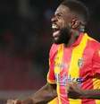 Zagueiro Samuel Umtiti sofre racismo no Campeonato Italiano  Foto: Reprodução/Instagram
