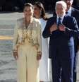 Janja optou por um terno de alfaiataria na cerimônia de posse da presidência da República –  Foto: Instagram / @camilapedroza / Alto Astral