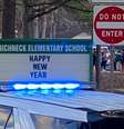 Fachada da escola de ensino fundamental de Newport News, na Virgínia  Foto: TNS/ABACA / Reuters